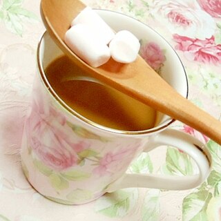 ❤ラム酒と黄粉とマシュマロの蜂蜜珈琲❤